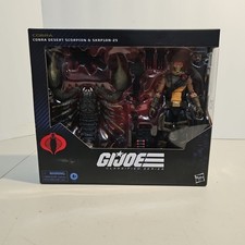 G.I. Joe Classified Series Cobra Desert Scorpion & SKRP10N-25 Figure Set  180