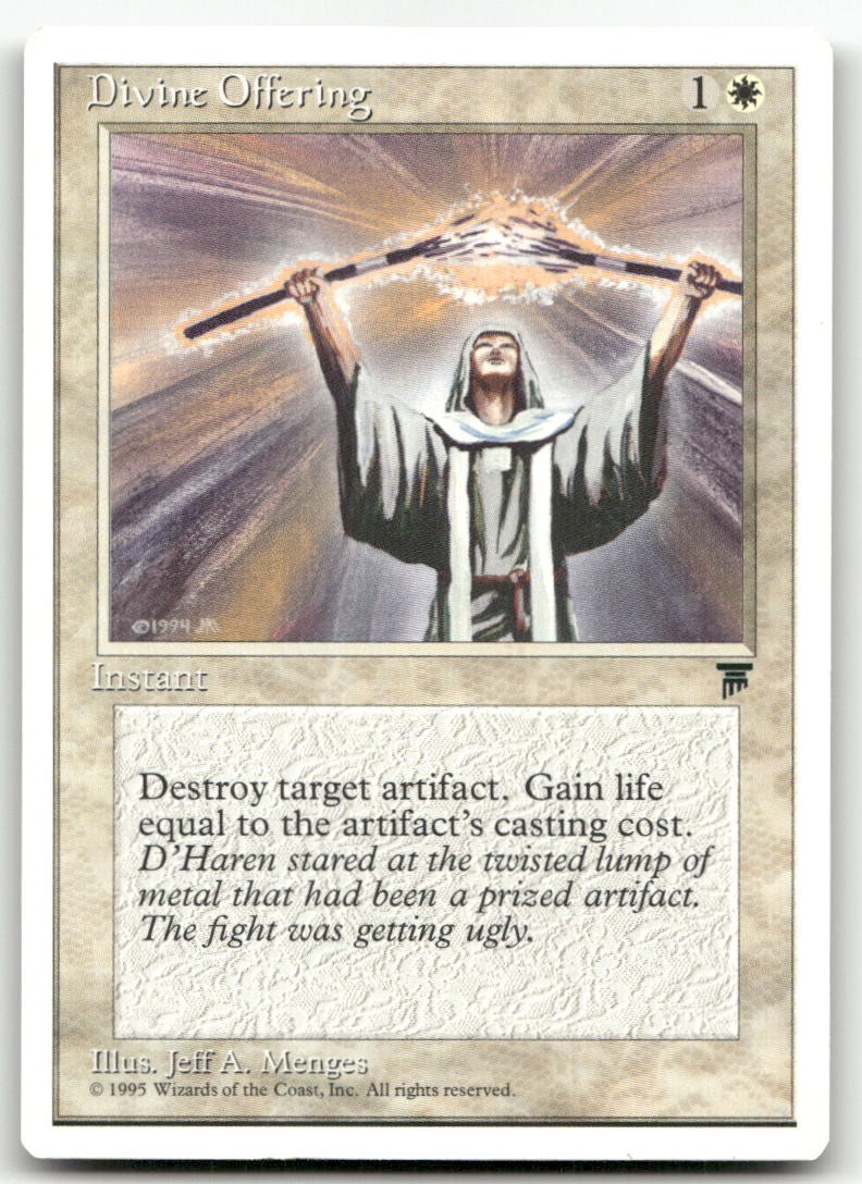 Divine Offering (HP) Chronicles CHR Magic MTG