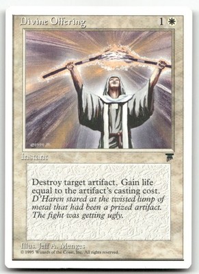Divine Offering (HP) Chronicles CHR Magic MTG