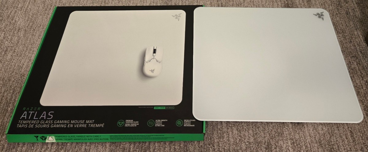 Razer Atlas Gaming Mouse Pad - White for sale online | eBay