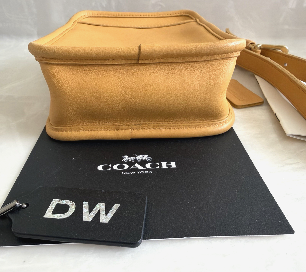 バッグ vintage coach shoulder bag Set of 3 COACH VINTAGE YELLOW KIT CROSSBODY SHOULDER BAG 9973 | eBay