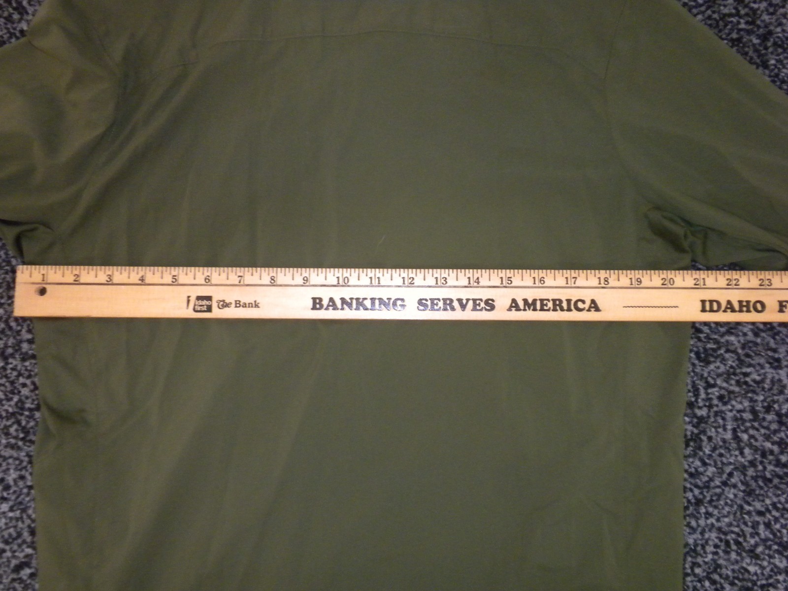 Mountain Hardwear Shirt Mens M Army Green Trail Sender Snap Up UPF 50 Ripstop