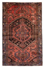 4'0" x 6'4" Vintage Hand Knotted Area Rug Traditional Oriental Wool Carpet