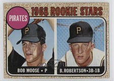 1968 Topps 1968 Rookie Stars Bob Moose Bob Robertson #36 un2