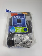 Hanes Boys' ComfortSoft Waistband Boxer Briefs 10-Pack. Assorted - Small 6/8 new