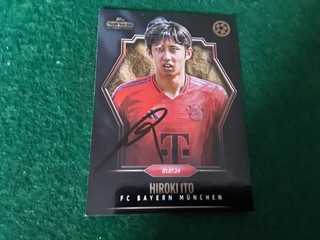 HIROKI ITO BAYERN MUNICH Hand Signed Topps Football Trading Card