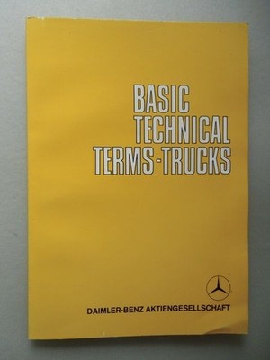 Basic Technical Terms-Trucks Daimler-Benz AG