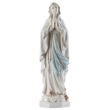 Grace4Joy Our Lady of Lourdes Statue, 12 Inches Mother Mary Statue Outdoor Ga...