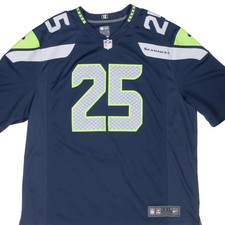 VINTAGE NFL SEATTLE SEAHAWKS SHERMAN #25 NIKE JERSEY SIZE 2XL