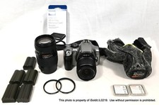 CANON EOS REBEL DS6041 CAMERA BUNDLE EFS Lens 18-55, Quantaray 70-300, Filters 