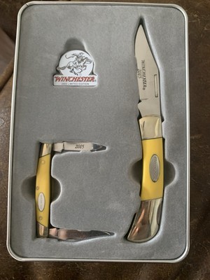 Winchester Knives 2005 Limited Edition set of 2 knives, mint in tin 