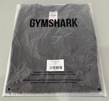 Gymshark Onyx 5.0 Seamless Short Sleeve T-Shirt Black/Lift Green Large In Hand