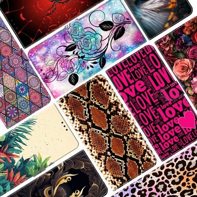 Luxury Flower Snake Wallet Cover Case for A34 A32 A24 A15 A31 A22 Note 20 10 9