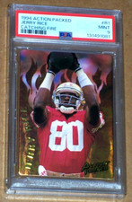 1994 Jerry Rice #R1 Action Packed (Catching Fire) PSA 9 San Francisco 49ers