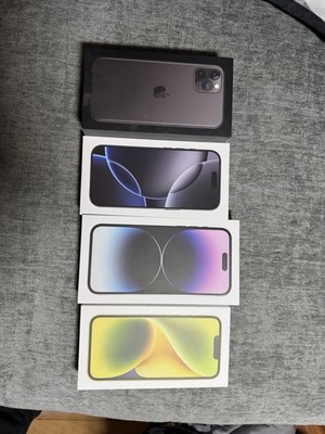 4 Iphone Boxes 11pro 16pro 14pro 14 Pro Max