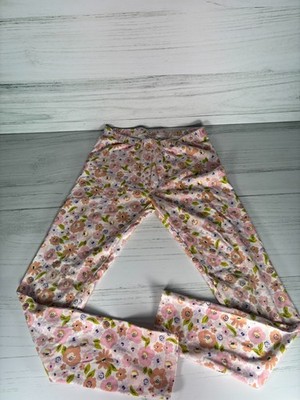 Cat & Jack Girls Floral Leggings Size L (10 12) Multicolor   Pre-Owned Good
