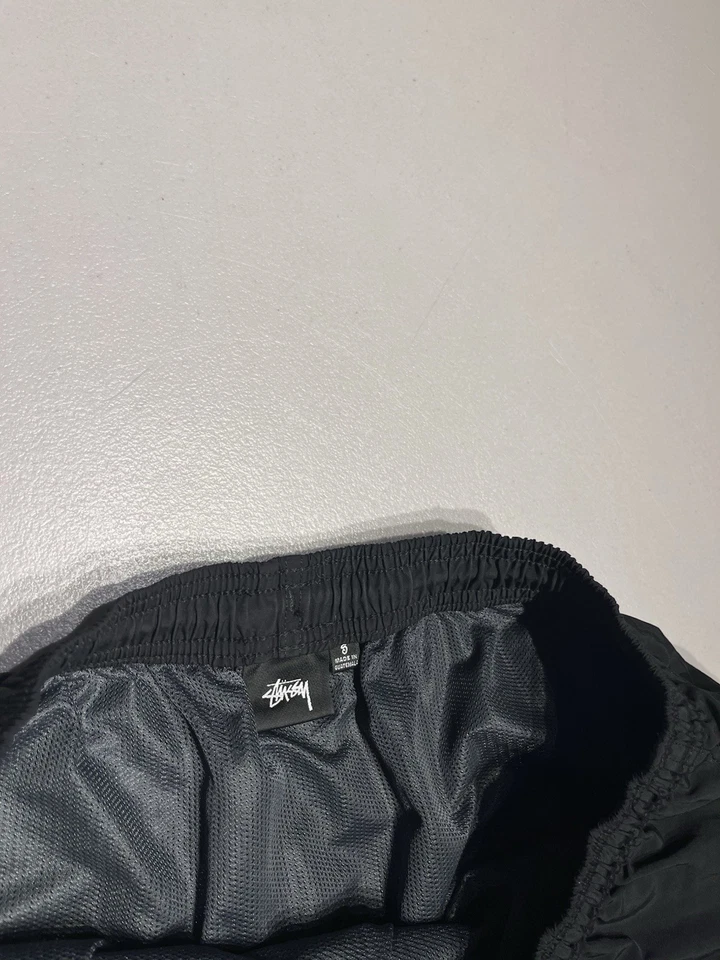 Bañador Stussy Shorts Para Hombre Pequeño Negro Sin Forro 6.5" Entrepierna Nylon Poliéster Foto 4 de 4