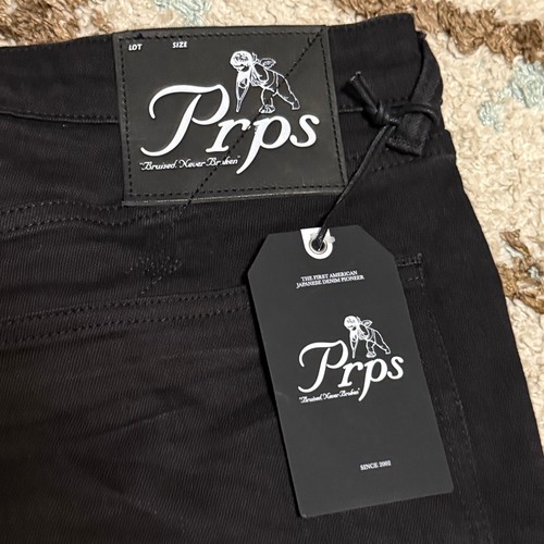 Neu mit Etikett Prps Stretch Cayenne Super Skinny schwarze Jeans Größe 38 x 34 - Bild 4 von 7