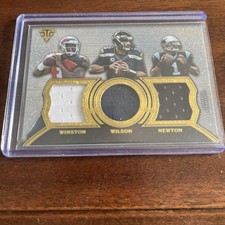 2015 Topps Triple Threads Russell Wilson Newton Winston Rookie 25/36