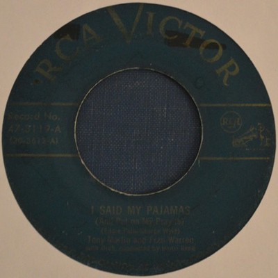 Tony Martin  And Fran Warren - I Said My Pajamas (And Put On My Pray'rs) (7'',...