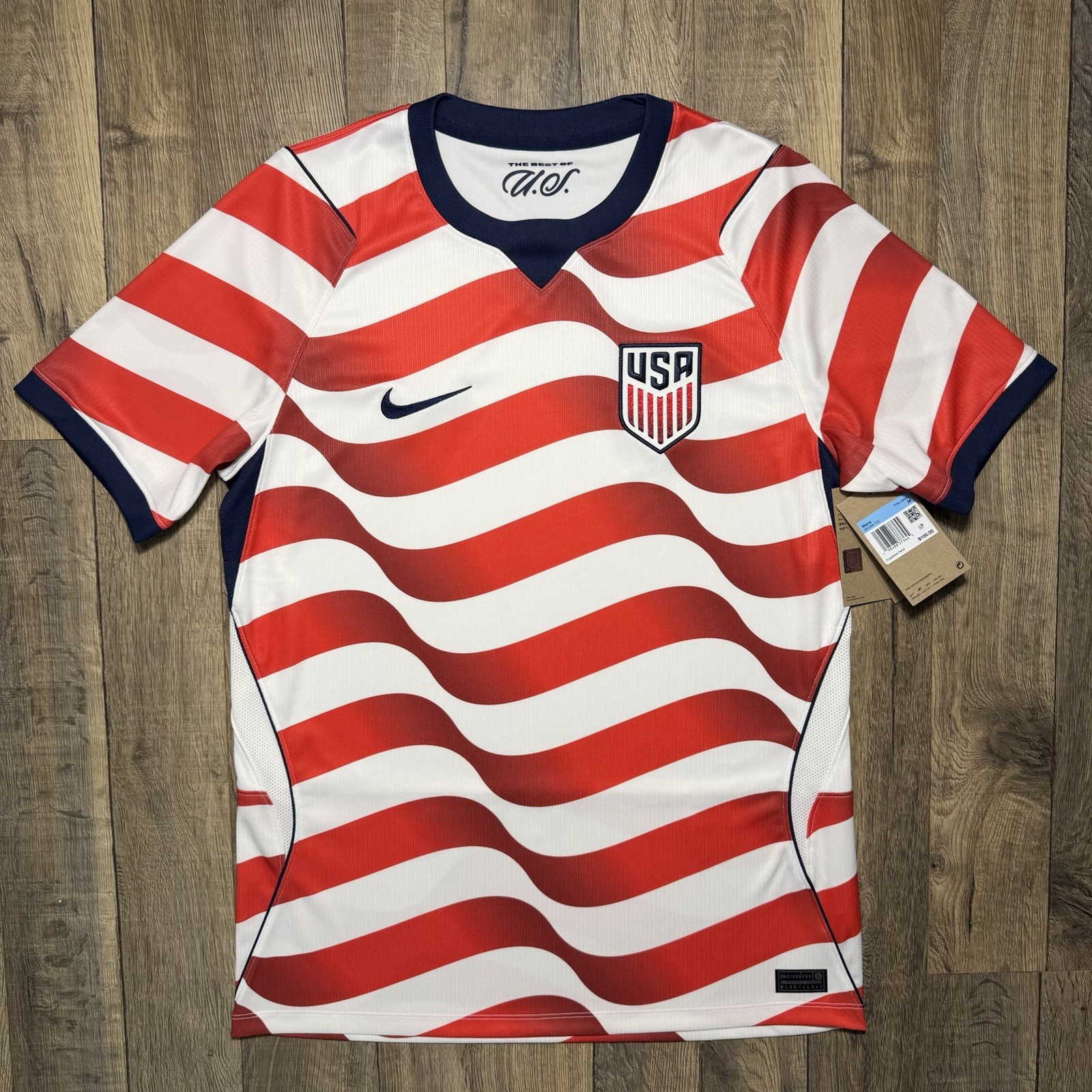 NWT USMNT Nike 2026 World Cup Authentic Stadium Home Replica Jersey Men’s Medium
