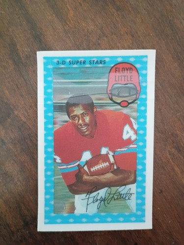 Floyd Little #40 1971 Kellogg's card
