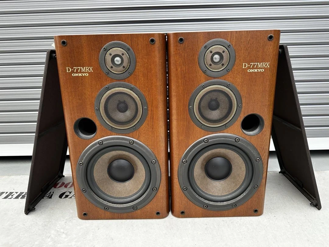 ONKYO D-77MRX Pair of Stereo Speakers Vintage from Japan Audio