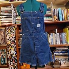 Vintage altered Sears overall mini dress.