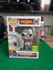 Image of Funko Pop Peacemaker #1260 Figure with Peace Sign Brand New