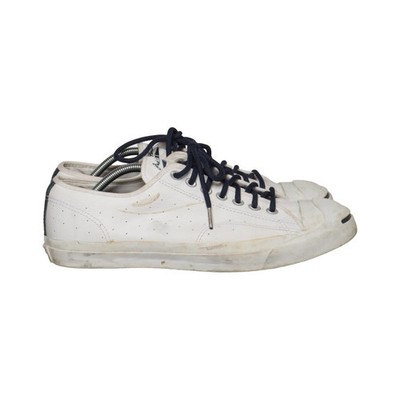 Converse, Canvas Sneaker, Größe: 45, model: jack purcell, Leder, Weiß #DvF