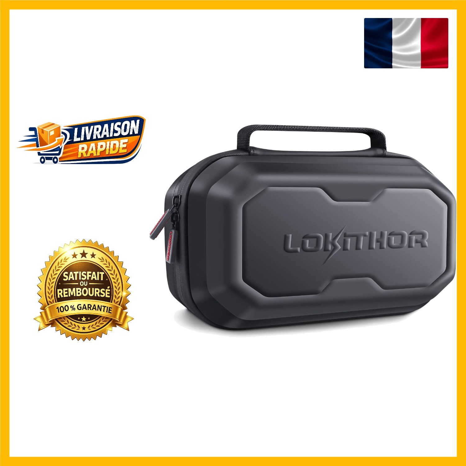 Sac de Protection EVA LOKITHOR J-Series Noir Rigide pour Démarreur J401 J1000