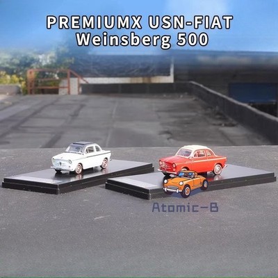 1/43 PREMIUMX USN-FIAT Weinsberg 500 Fiat 500 Alloy 1:43 car model NIB