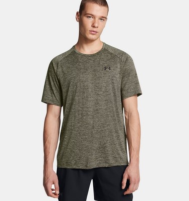 Under Armour Herren Kurzarm T-Shirt Tech  2.0 - 390 (Marine OD Green/Black