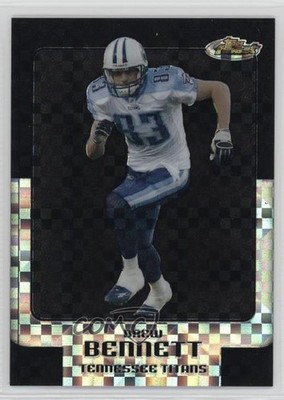 2006 Topps Finest Black X-Fractor 10/25 Drew Bennett #56 9ty