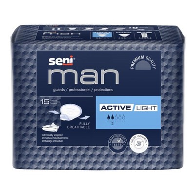 Seni Incontinent Pad 7-1/2 X 9-3/10 Inch Cup Shape 45 90 Ct