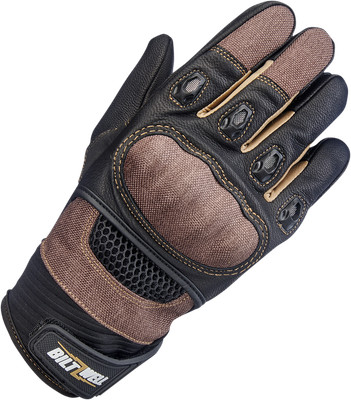 BILTWELL [1509-0201-302] Bridgeport Gloves Small Chocolate/Black
