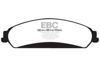 Ebc Brakes DP42139R Bremsbelagsatz Scheibenbremse FüR Chrysler Dodge