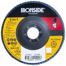 Ironside 201-043 F&auml;cherschleifsch.&Oslash;125 K80, grau