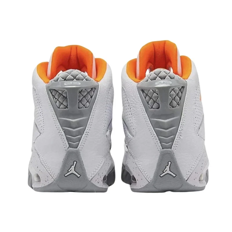Jordan B Loyal Blanco Total Naranja Gris 315317-118 Talla 9 Hombres ¡ROBO! Foto 3 de 4
