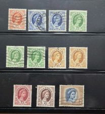 1954 Queen Elizabeth II, Used and Mint. 