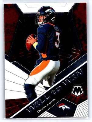 2020 Panini Mosaic #WW17 Drew Lock Will to Win Denver Broncos 1BO bx5e