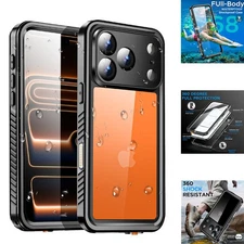 Case For iPhone 17 Pro Max Air Waterproof Shockproof Cover with Screen Protector