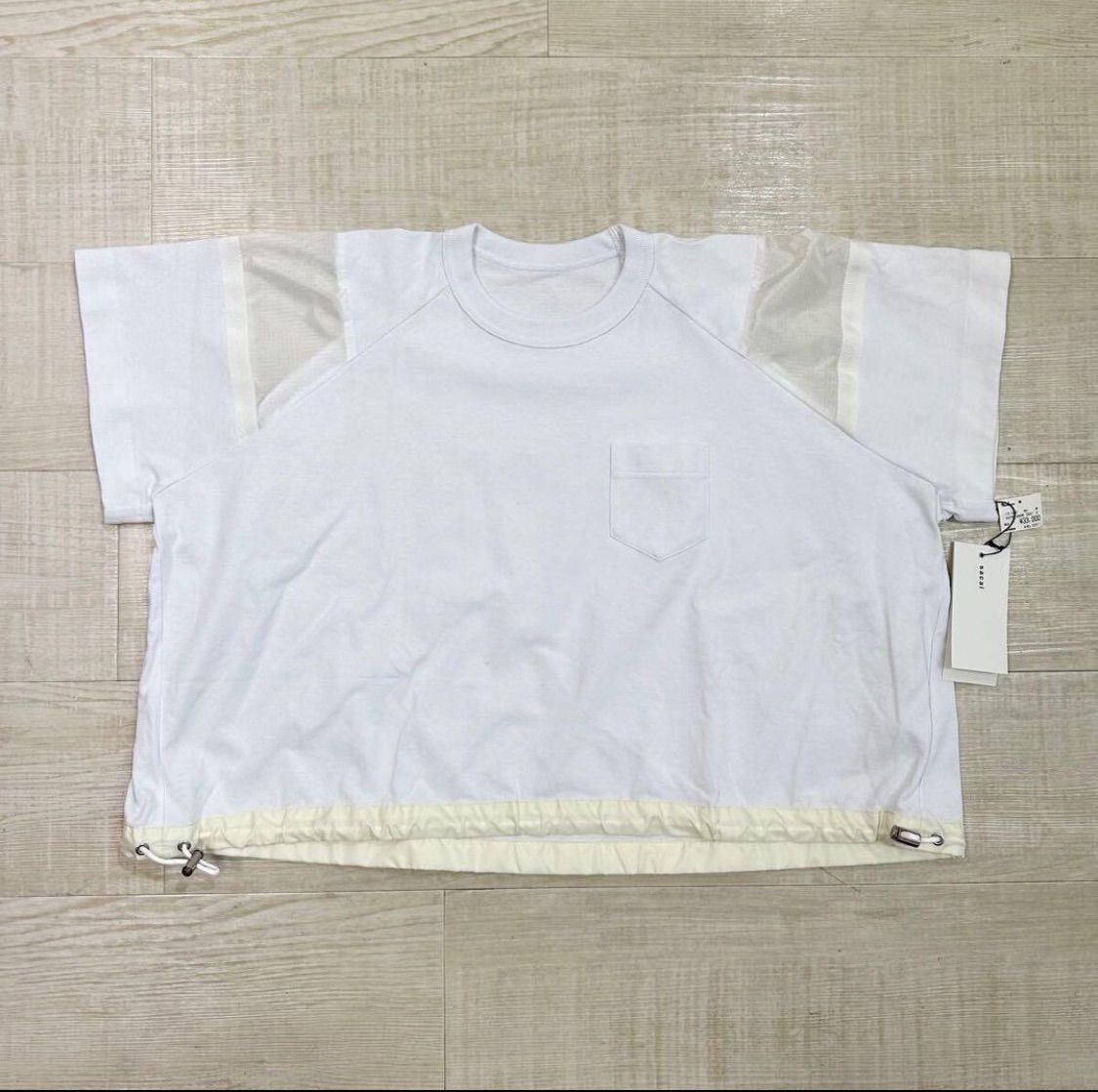 2023  Sacai Different Material Docking Drawcord S… - image 1