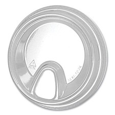 Fabri-Kal SLKC1224 Greenware Plastic Cold Drink Sip Lids - Clear (1000/CT) New