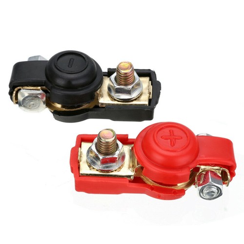 2x Car Caravan Batterieklemmen Schnellverschluss-Batterieklemmenclip-Anschluss - Afbeelding 3 van 8