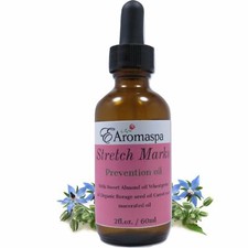 EAromaspa Stretch Marks Body Massage Oil, Prevent Stretch Mark Formation 2 oz