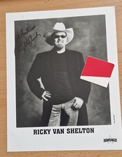 Ricky van Shelton Muzyka country Autograf Oryginalny  