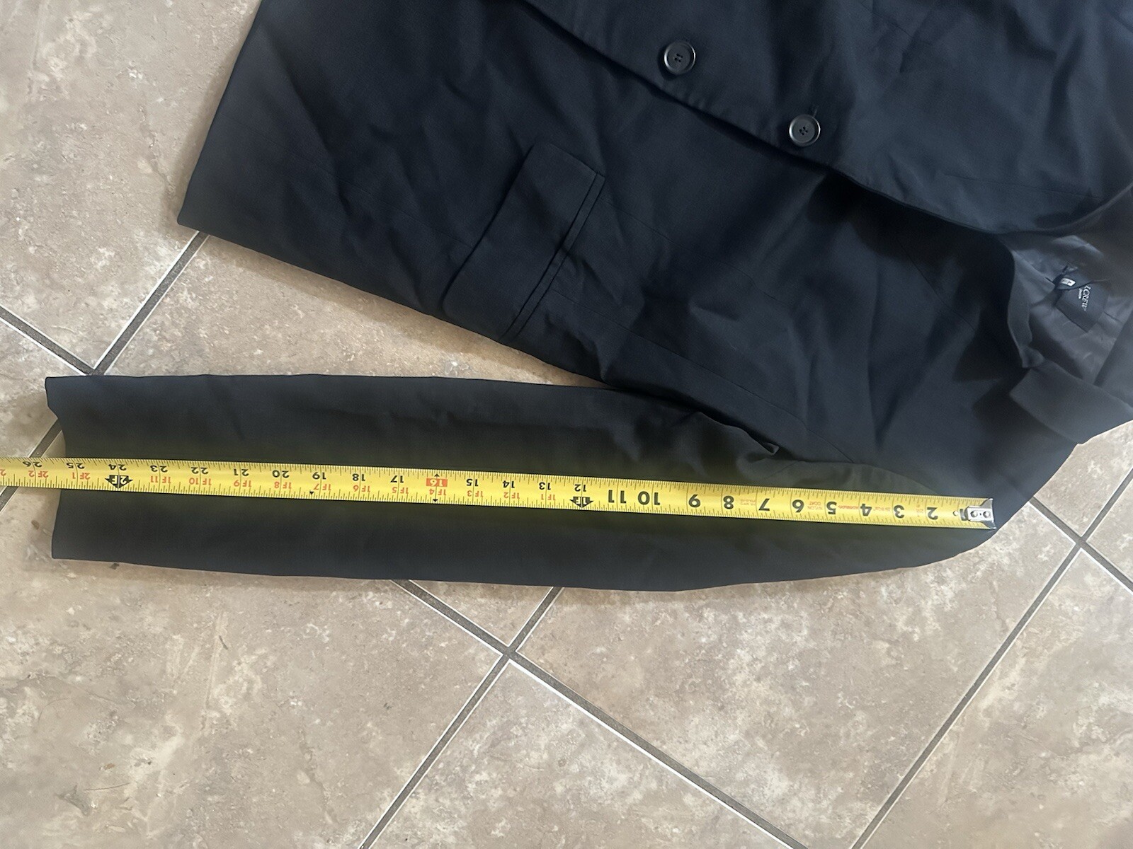 JCrew 8T 8 Tall Wool Blend Basic Jacket Blazer Bl… - image 5