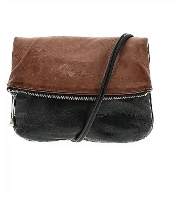 Awesome EIC GG BOSS Crossbody Bag 100 Leather Brown Black eBay