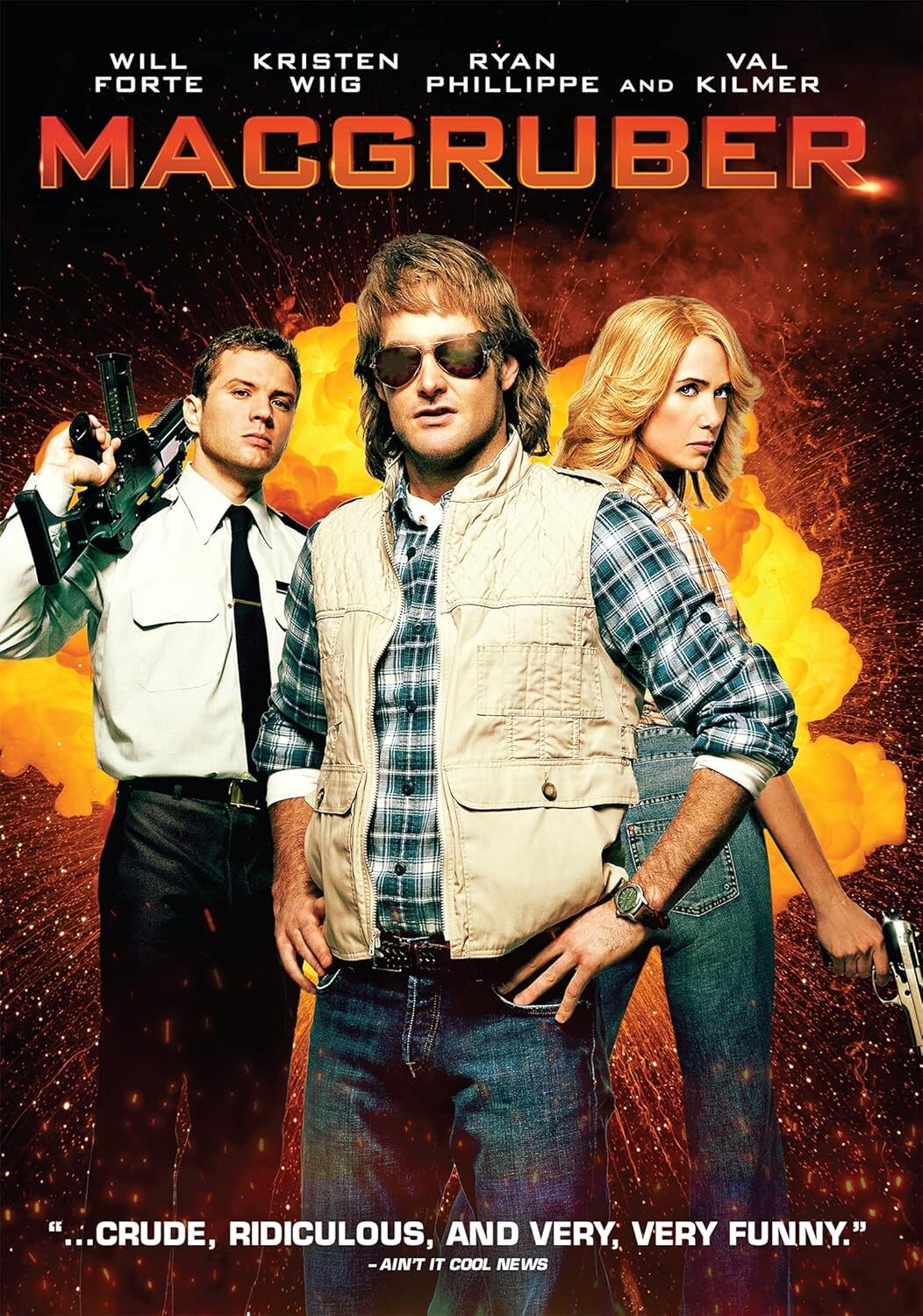 MACGRUBER (Kristen Wiig/Val Kilmer/Will Forte/Ryan Phillippe DVD, 2010) 9z